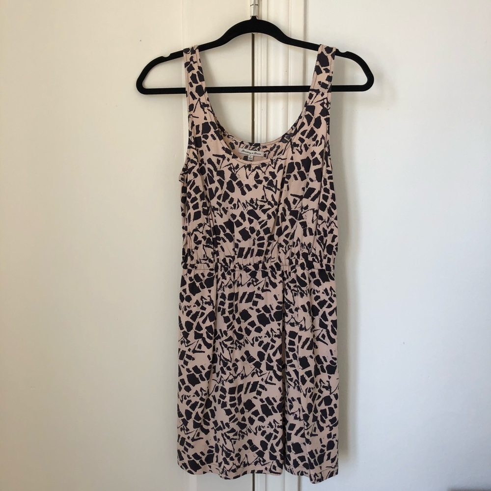 Madewell black and nude dress